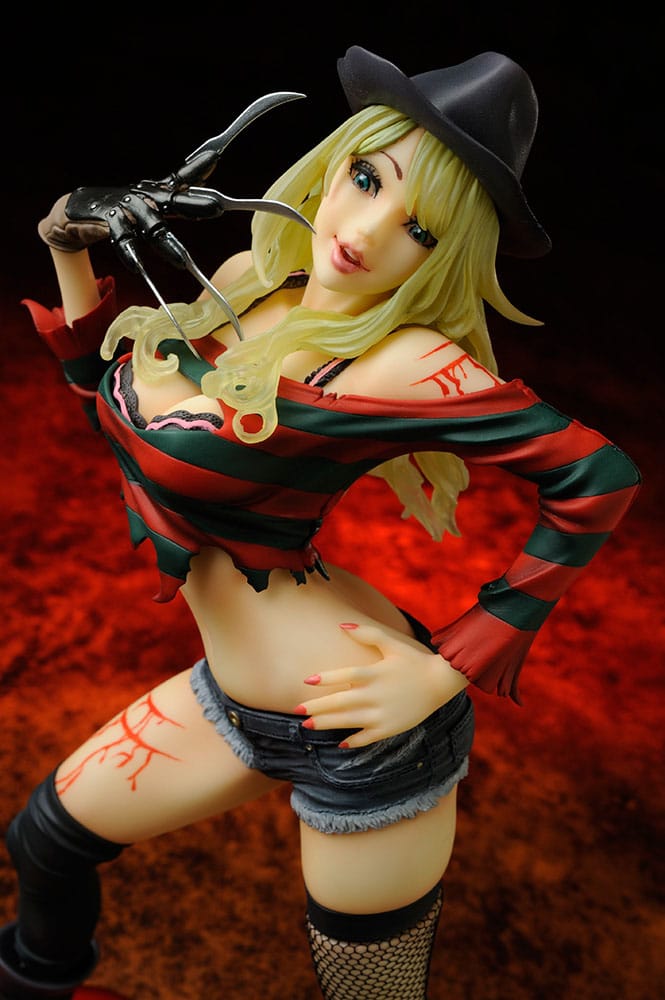 Statua in PVC di Freddy contro Jason Bishoujo 1/7 Freddy Krueger 2a edizione 18 cm