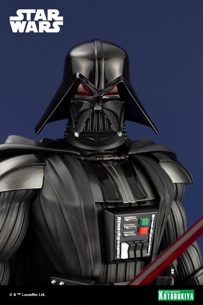 Statua in PVC della serie ARTFX di Star Wars 1/7 di Darth Vader, il Male Supremo, 40 cm