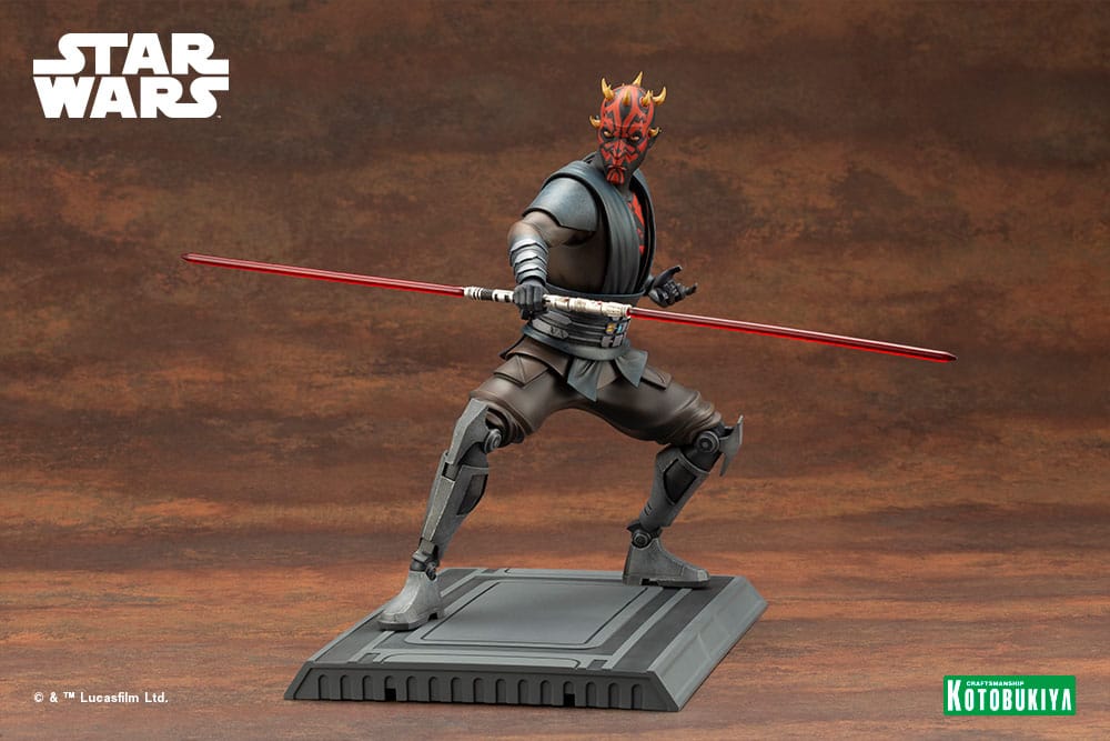 Statua in PVC ARTFX di Star Wars The Clone Wars 1/7 Darth Maul 26 cm