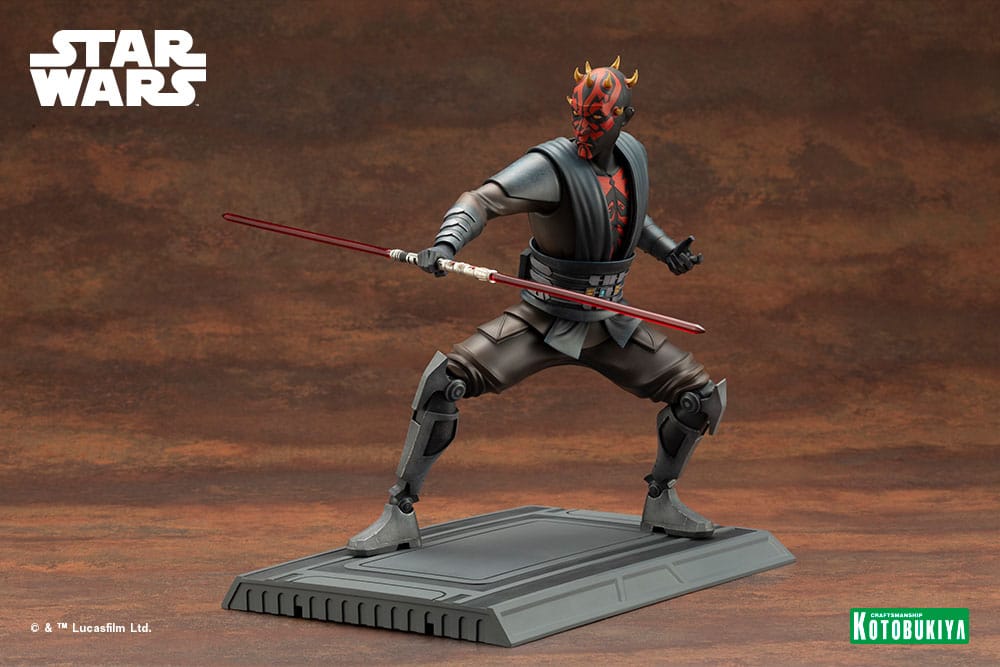 Statua in PVC ARTFX di Star Wars The Clone Wars 1/7 Darth Maul 26 cm