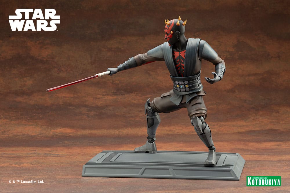Statua in PVC ARTFX di Star Wars The Clone Wars 1/7 Darth Maul 26 cm