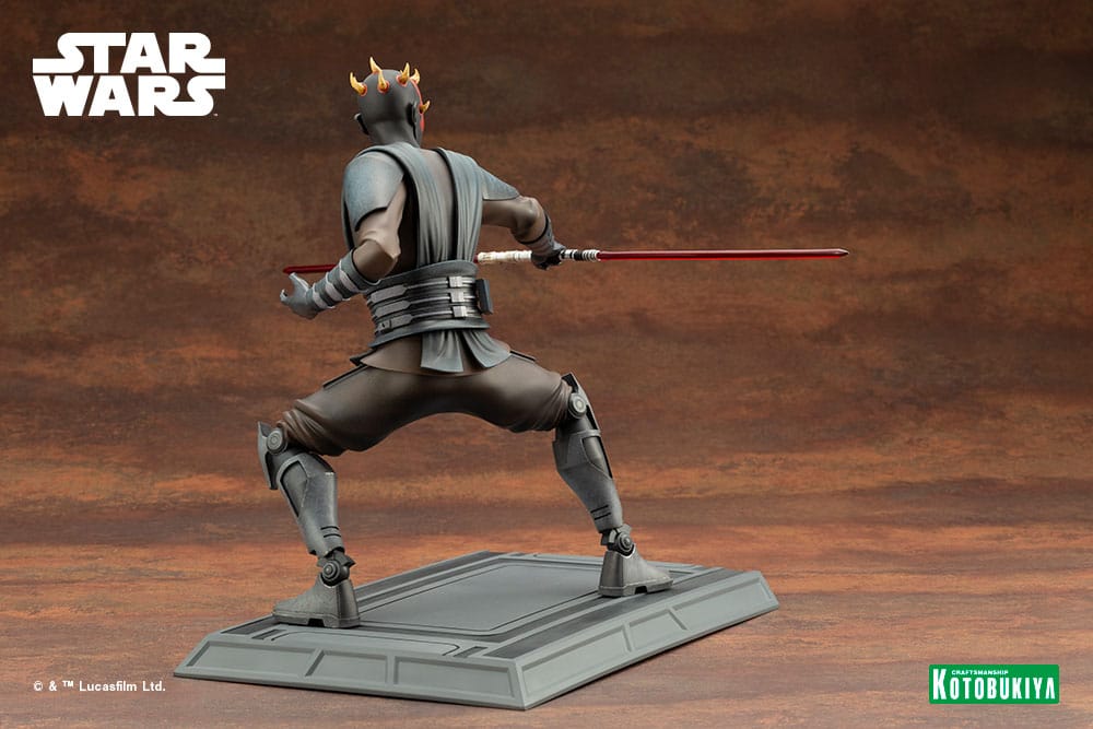 Statua in PVC ARTFX di Star Wars The Clone Wars 1/7 Darth Maul 26 cm