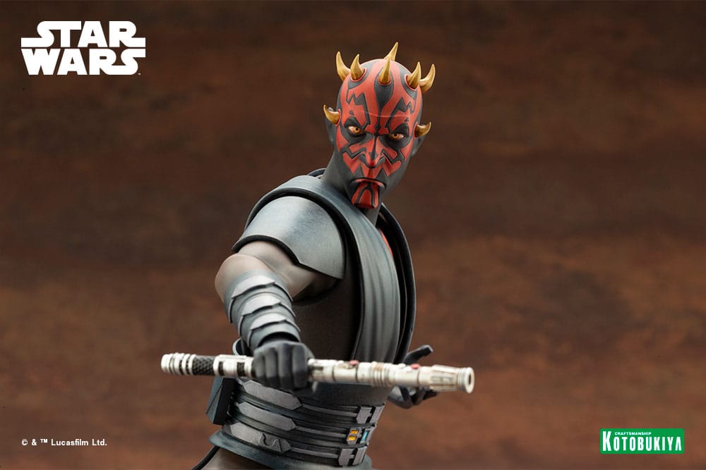 Statua in PVC ARTFX di Star Wars The Clone Wars 1/7 Darth Maul 26 cm