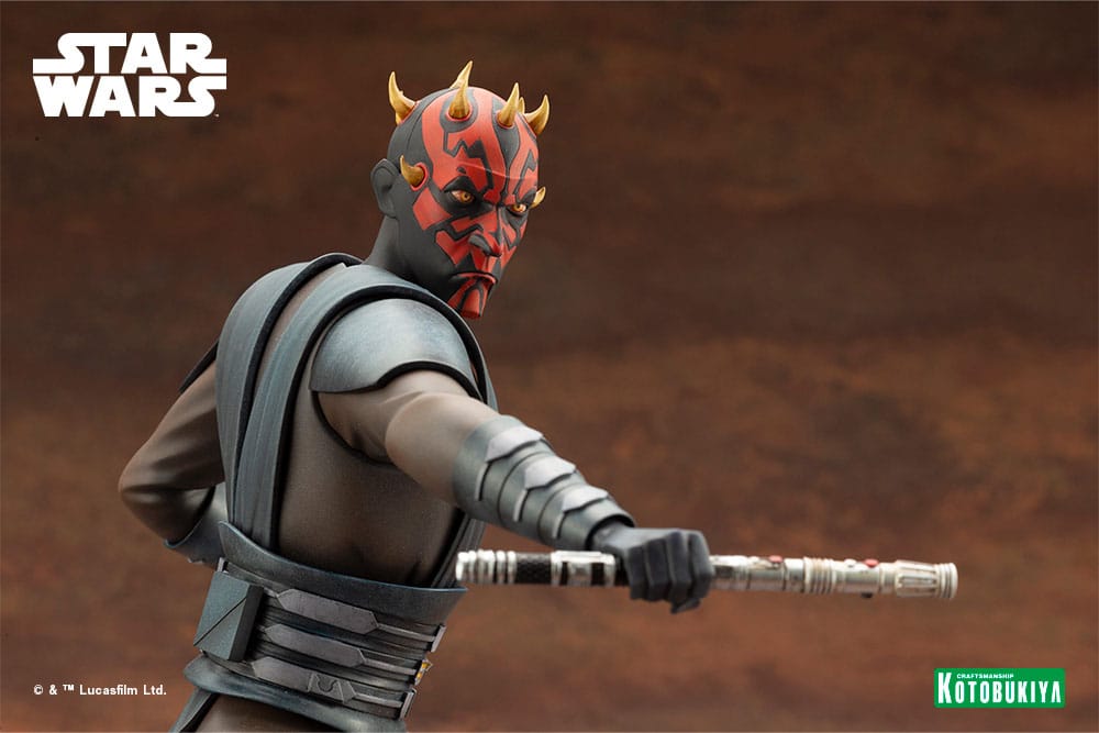 Statua in PVC ARTFX di Star Wars The Clone Wars 1/7 Darth Maul 26 cm