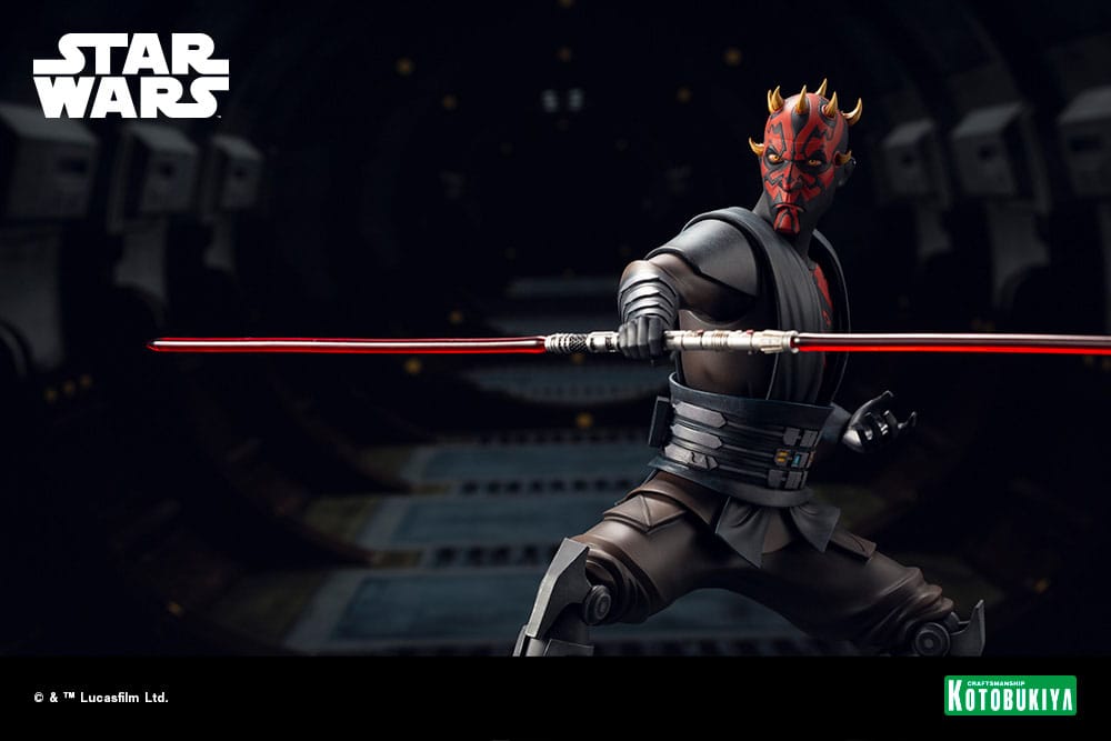 Statua in PVC ARTFX di Star Wars The Clone Wars 1/7 Darth Maul 26 cm