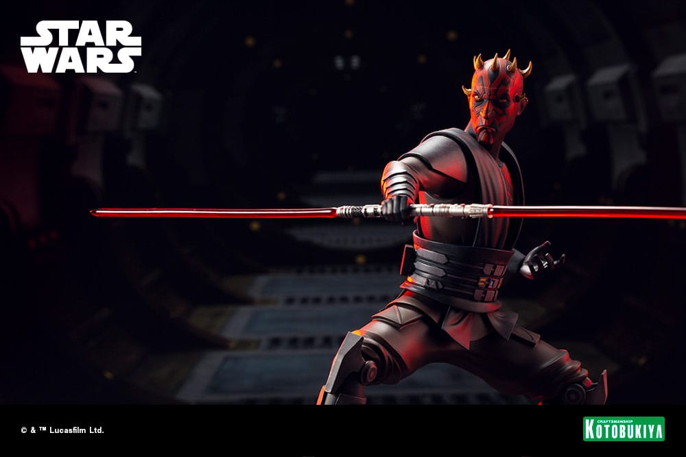 Statua in PVC ARTFX di Star Wars The Clone Wars 1/7 Darth Maul 26 cm