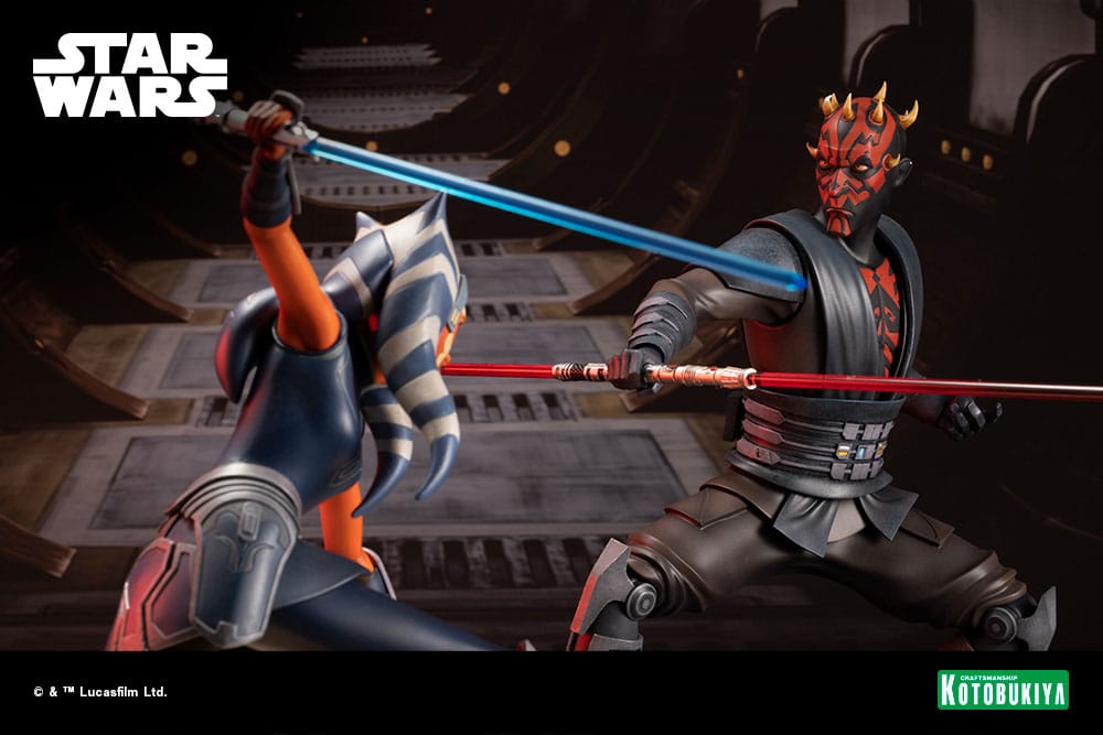 Statua in PVC ARTFX di Star Wars The Clone Wars 1/7 Darth Maul 26 cm