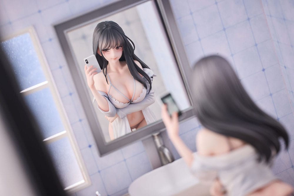 Original Character PVC Statue 1/6 Apocrypha Selfie Girl Illustration by hitomio16 Deluxe Edition 32 cm