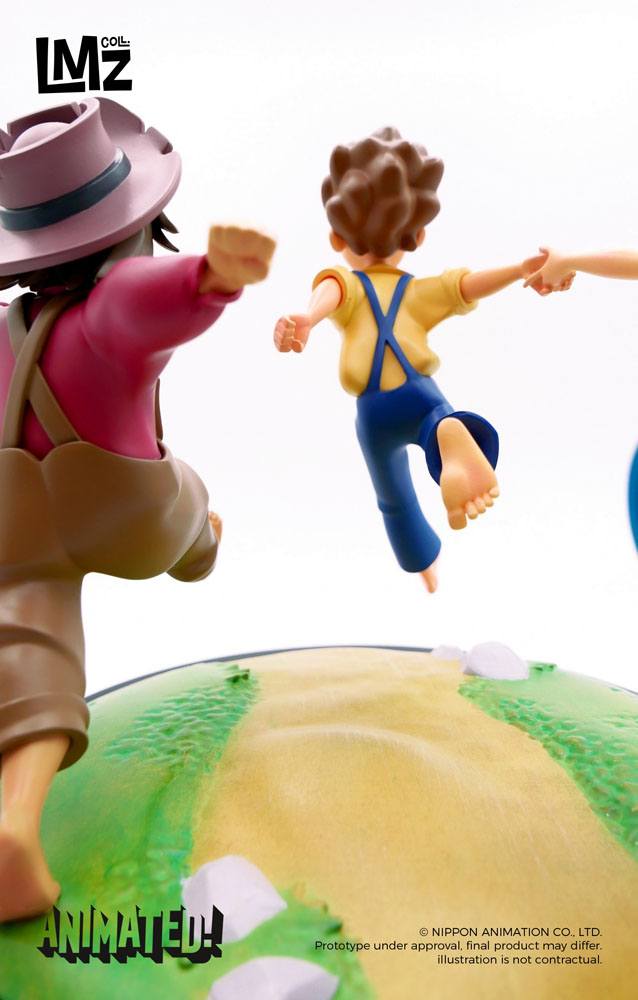 The Adventures of Tom Sawyer Animated! Statue Tom, Huck & Becky 23 cm