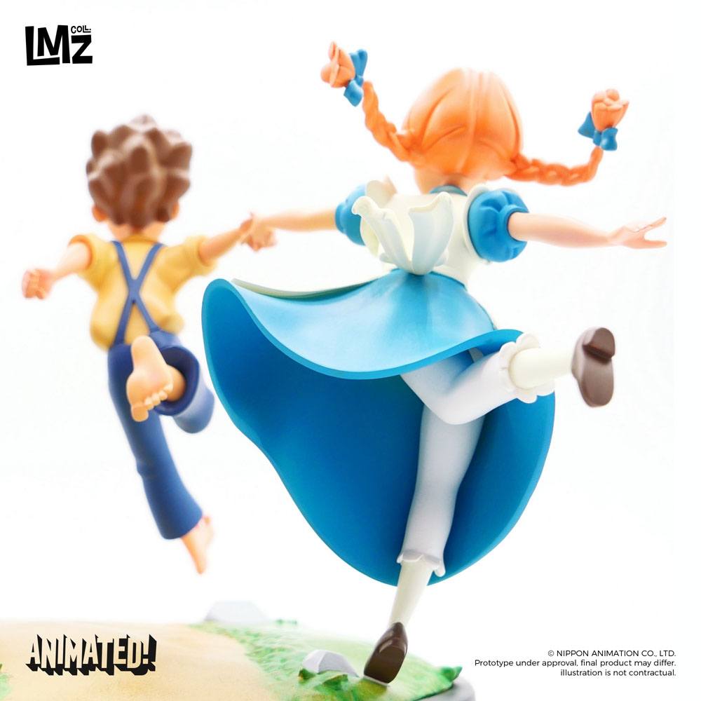 The Adventures of Tom Sawyer Animated! Statue Tom, Huck & Becky 23 cm