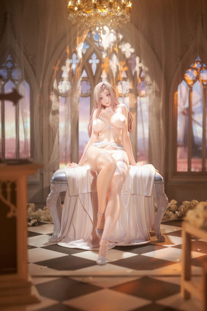 Original IllustrationPVC Statue 1/4 Marry me Illustrated by LOVECACAO Bonus Inclusive Limited Edition 31 cm