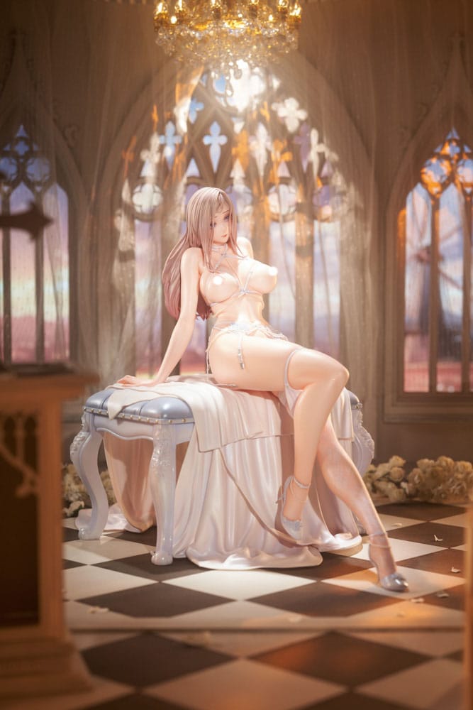 Original IllustrationPVC Statue 1/4 Marry me Illustrated by LOVECACAO Bonus Inclusive Limited Edition 31 cm