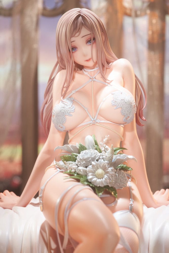 Original IllustrationPVC Statue 1/4 Marry me Illustrated by LOVECACAO Bonus Inclusive Limited Edition 31 cm