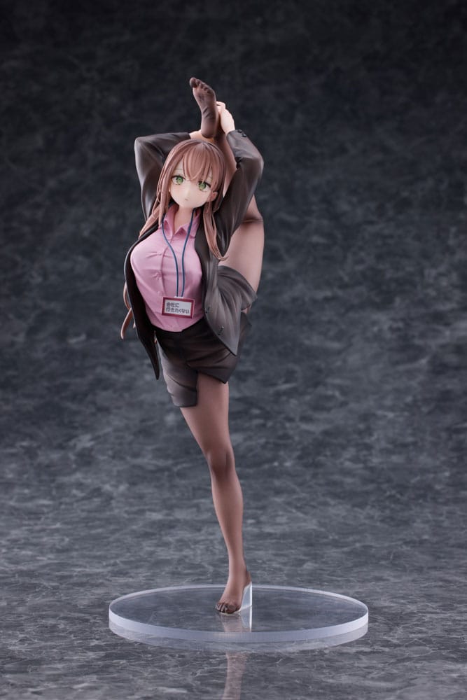 Original Character PVC Statue 1/6 OL-chan Who Doesn't Want to Go to Work Pink Ver. 26cm