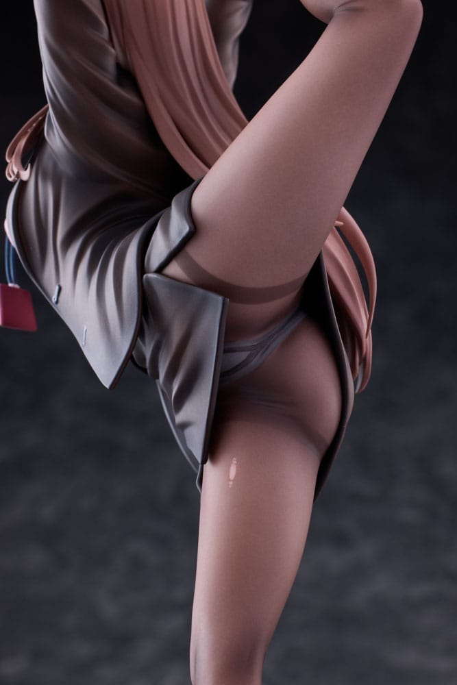 Original Character PVC Statue 1/6 OL-chan Who Doesn't Want to Go to Work Pink Ver. 26cm