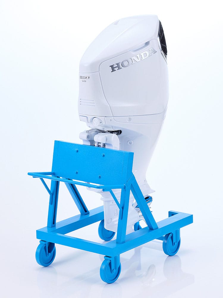 Original Character PLAMAX Plastic Model Kit MF-97 minimum factory Minori with Honda BF350 Grand Prix White 10 cm