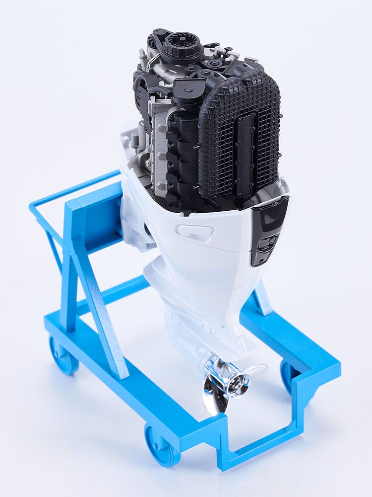 Original Character PLAMAX Plastic Model Kit MF-97 minimum factory Minori with Honda BF350 Grand Prix White 10 cm