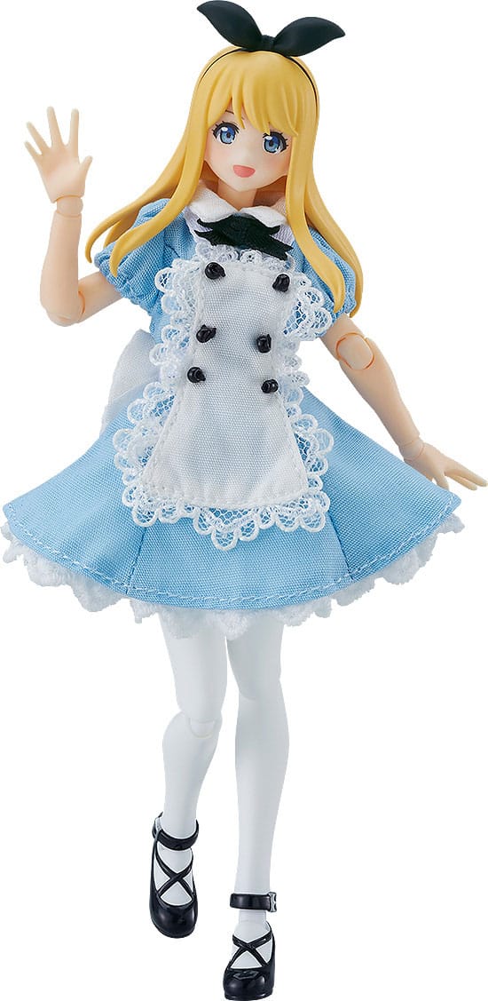 Personaggio originale Figma Action Figure Corpo femminile (Alice) con vestito e grembiule 13 cm