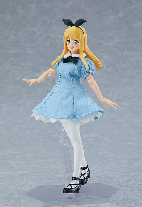 Personaggio originale Figma Action Figure Corpo femminile (Alice) con vestito e grembiule 13 cm