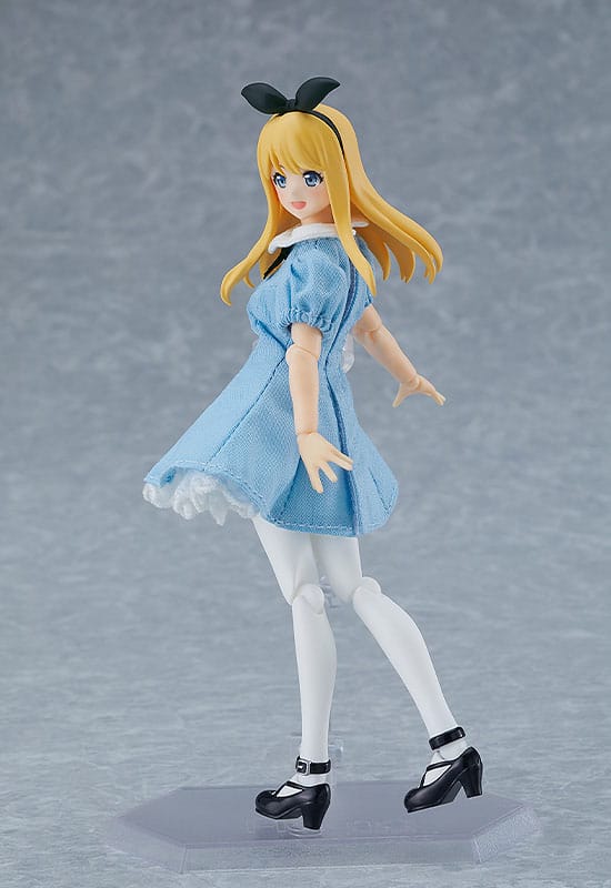 Personaggio originale Figma Action Figure Corpo femminile (Alice) con vestito e grembiule 13 cm