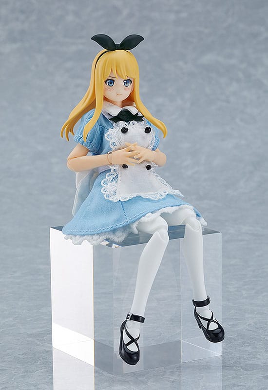 Personaggio originale Figma Action Figure Corpo femminile (Alice) con vestito e grembiule 13 cm