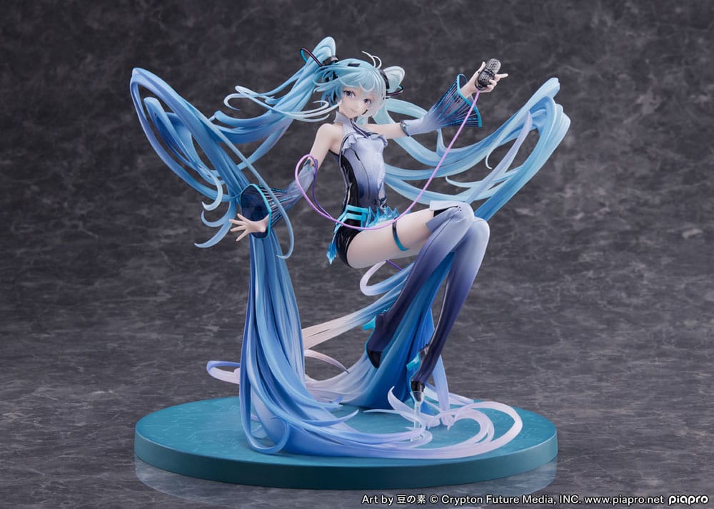 Statua in PVC di Hatsune Miku 1/7 Techno-Magic Ver. 25 centimetri