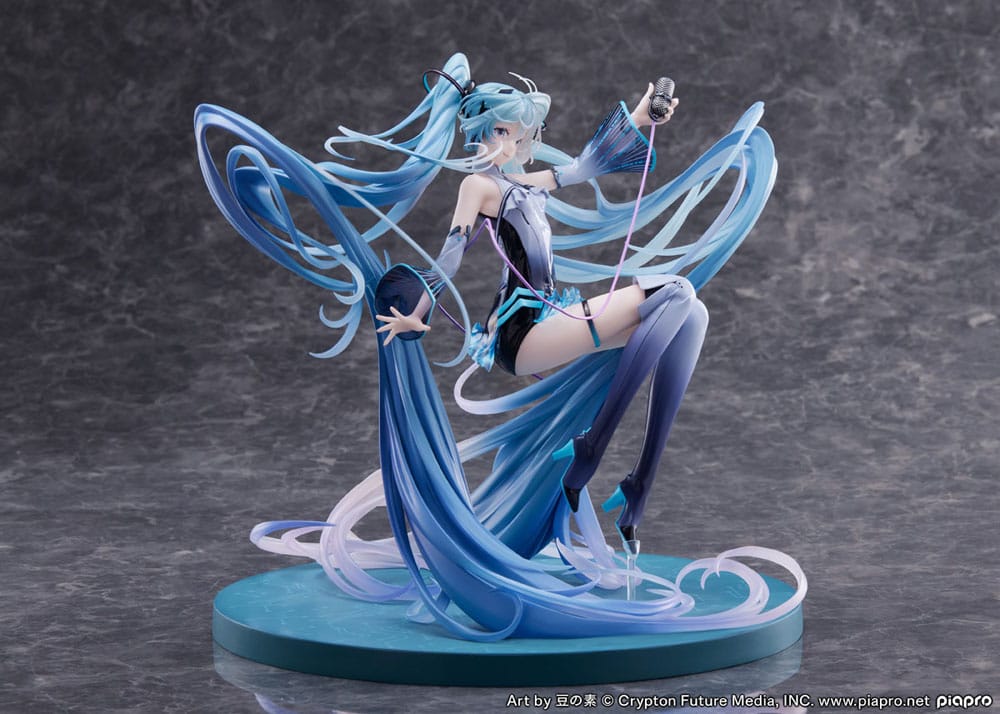 Statua in PVC di Hatsune Miku 1/7 Techno-Magic Ver. 25 centimetri