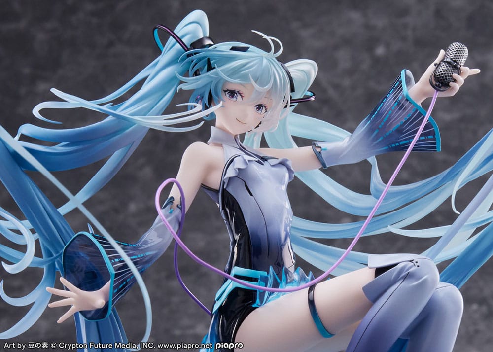 Statua in PVC di Hatsune Miku 1/7 Techno-Magic Ver. 25 centimetri