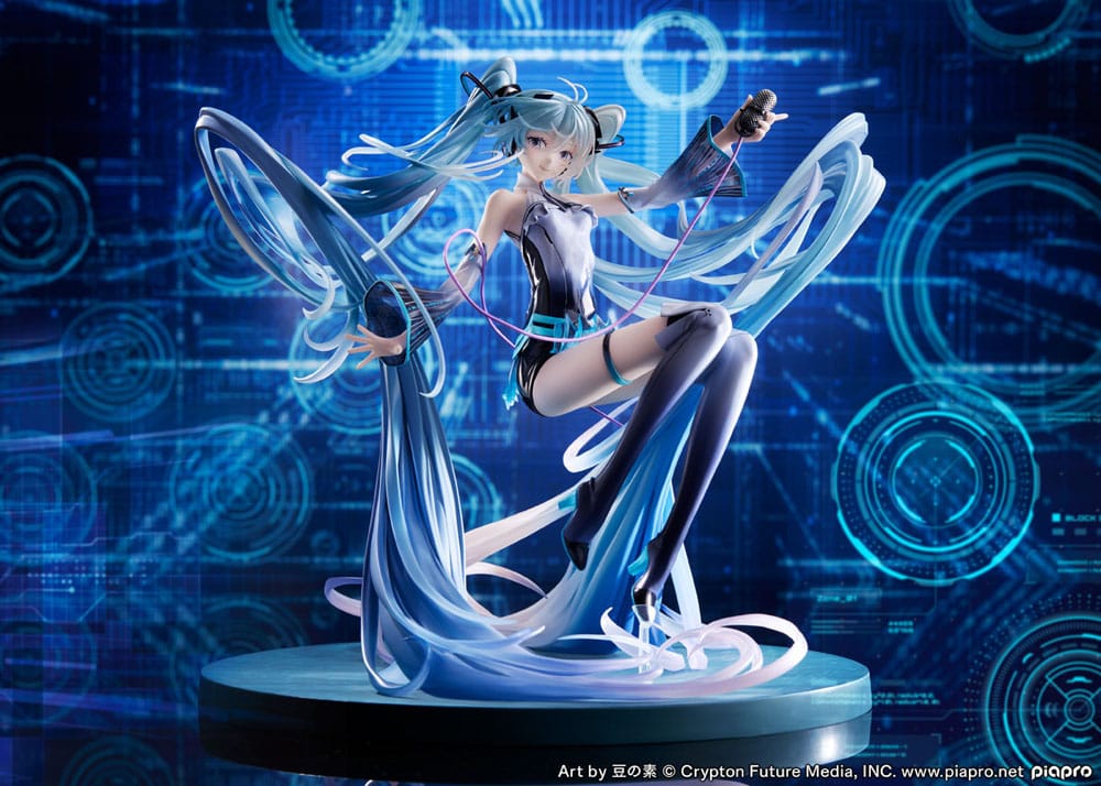 Statua in PVC di Hatsune Miku 1/7 Techno-Magic Ver. 25 centimetri