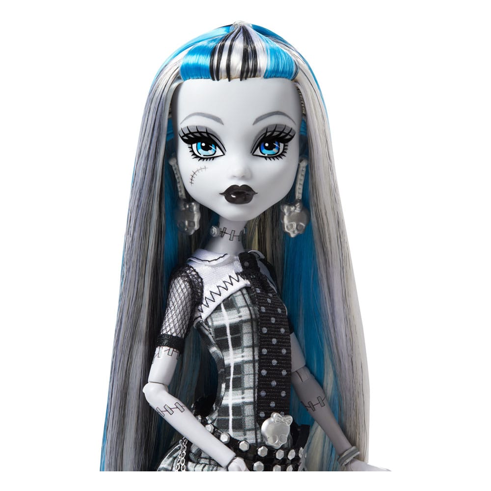 Monster High Reel Drama Doll Frankie Stein in Black And White