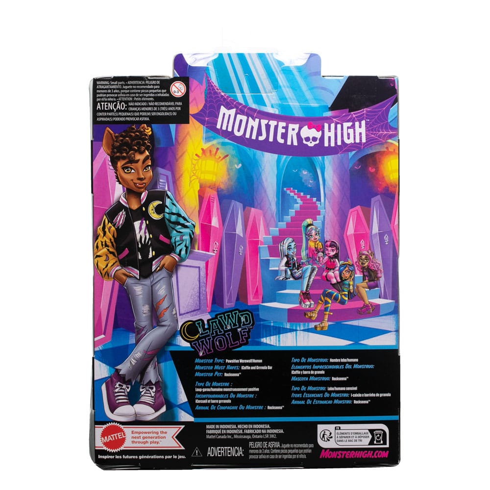 Monster High Doll Clawd Wolf