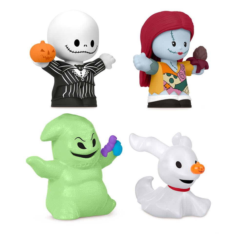 The Nightmare Before Christmas Fisher-Price Little People Collector Mini Figures Confezione da 4 7 cm