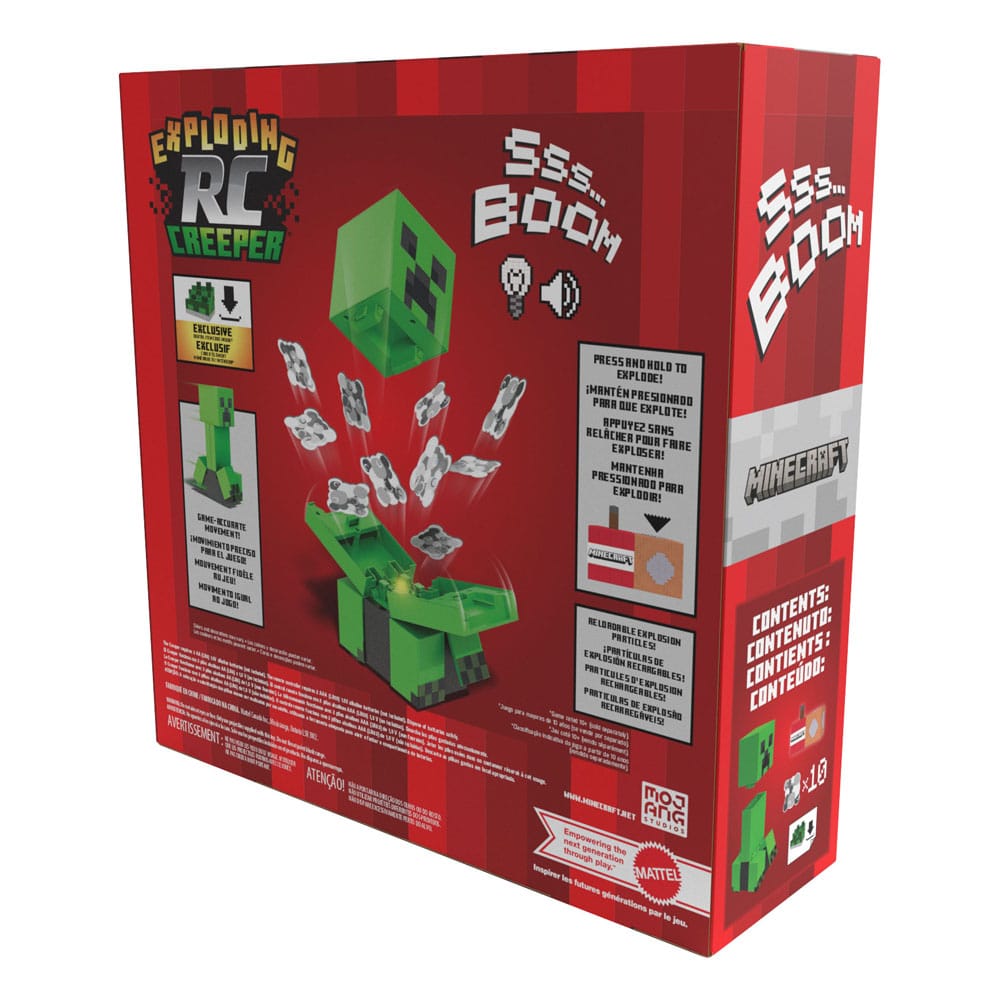 Minecraft Figura Creeper RC Esplosivo 25 cm