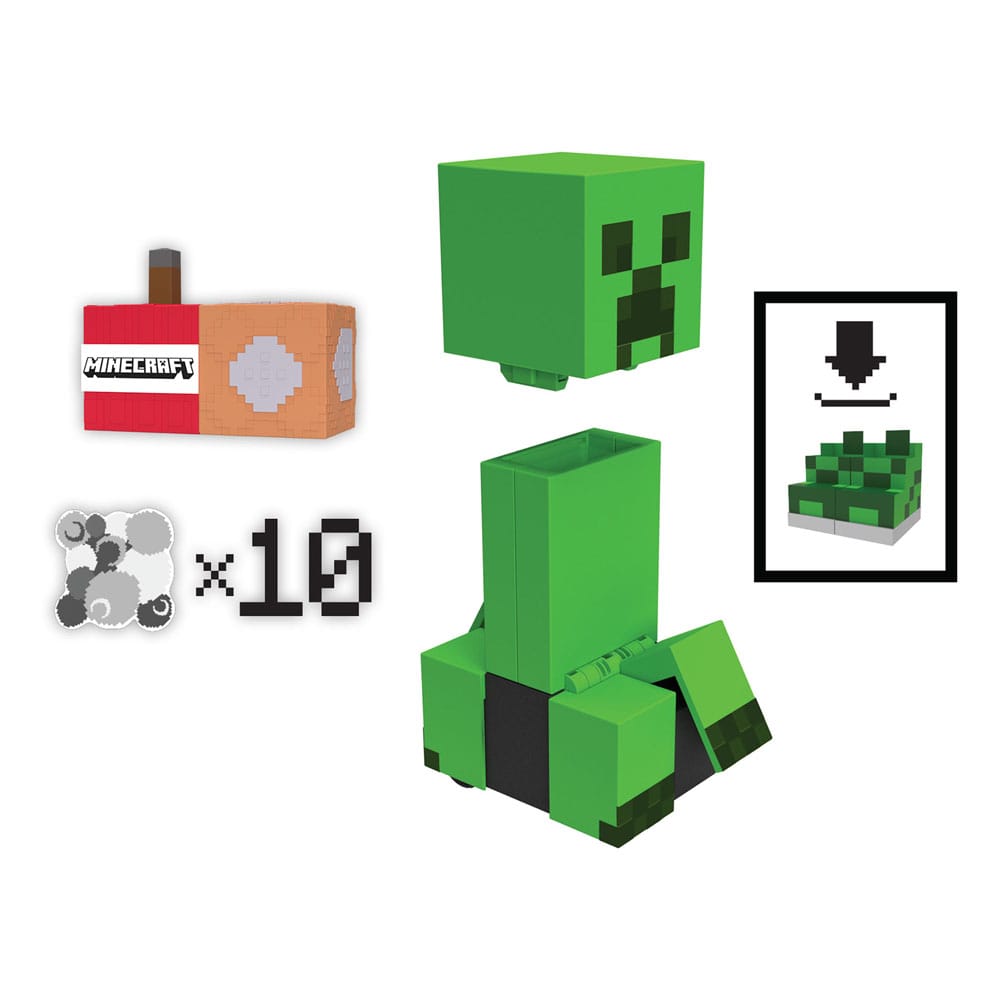 Minecraft Figura Creeper RC Esplosivo 25 cm