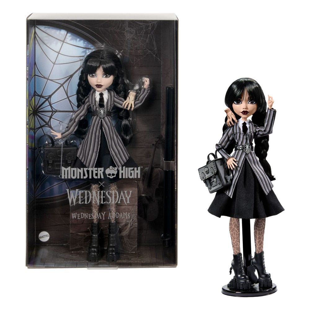 Monster High x Mercoledì Bambola Mercoledì Addams