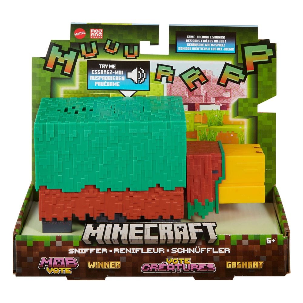 Action figure Minecraft Sniffer da 8 cm