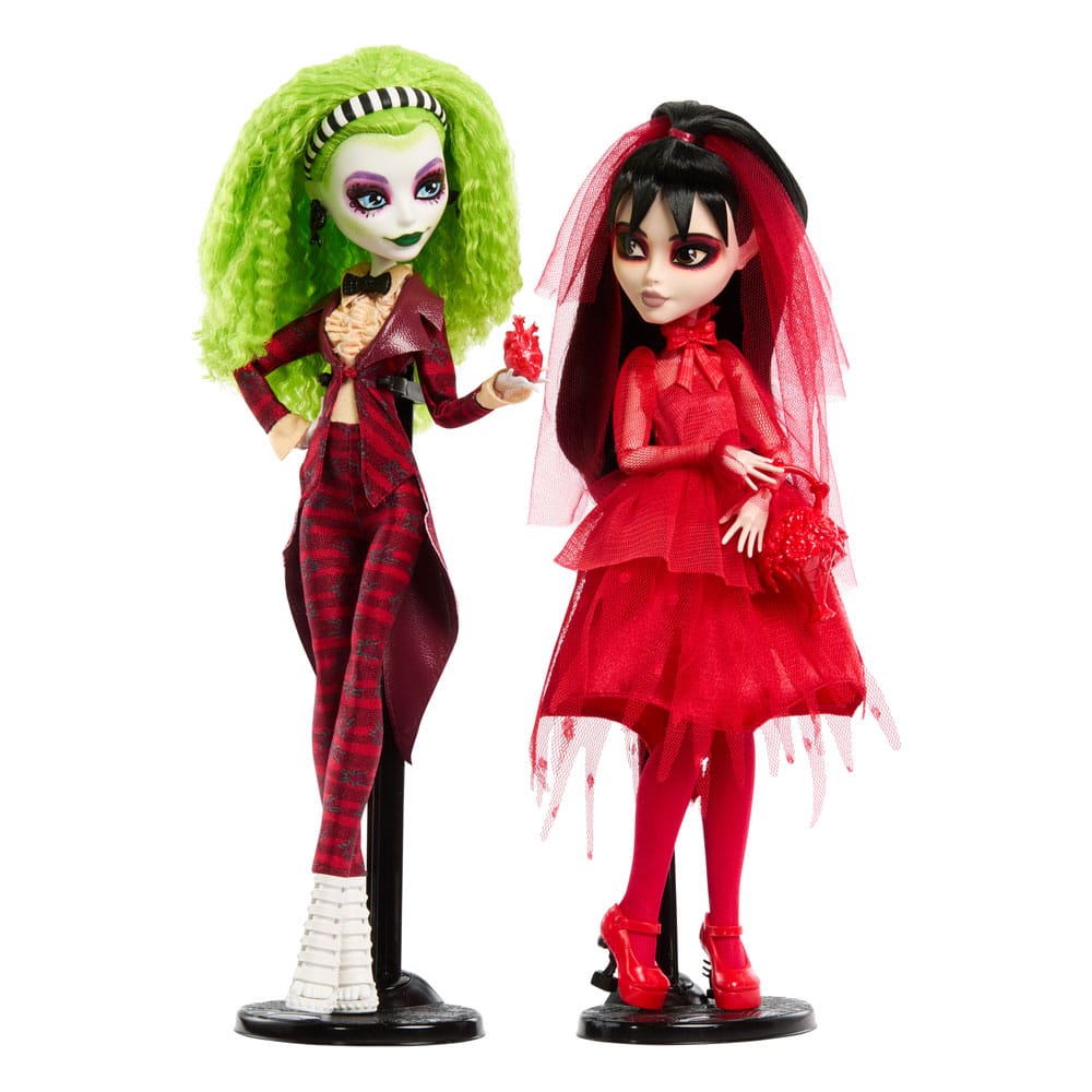Monster High Skullector, confezione da 2 bambole Betelgeuse e Lydia, 25 cm