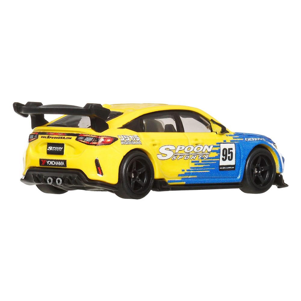 Hot Wheels Premium Car Culture Diecast Vehicle 2-Pack 1/64 '99 Honda Civic Type R (EK9) & Honda Civic Type R