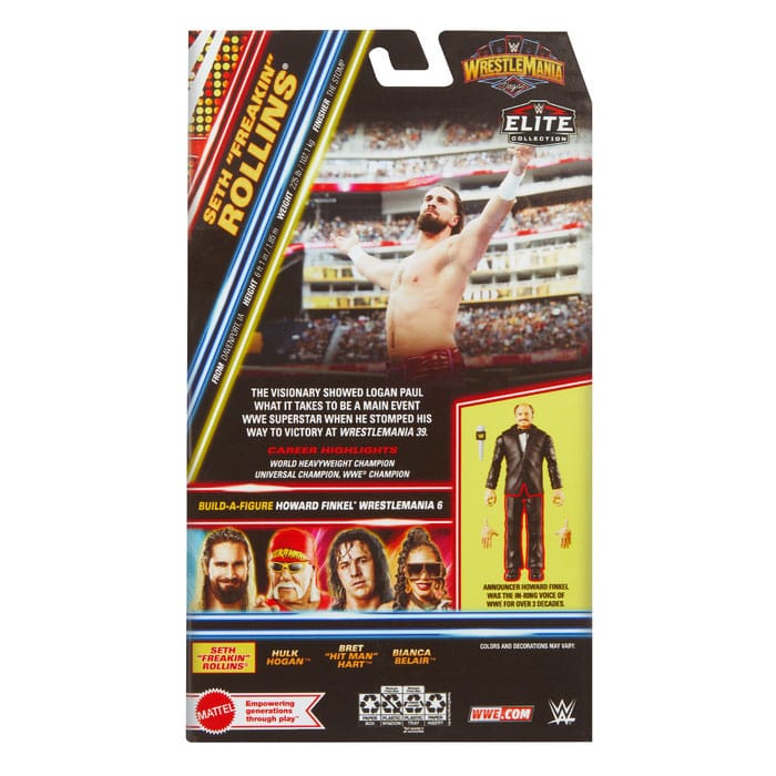 WWE WrestleMania Elite Collection Action Figure Seth 