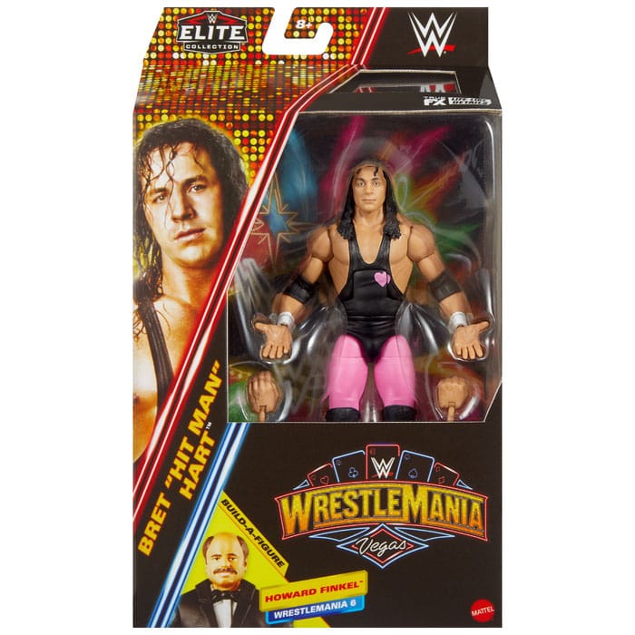 Action figure WWE WrestleMania Elite Collection Bret "Hit Man" Hart 15 cm