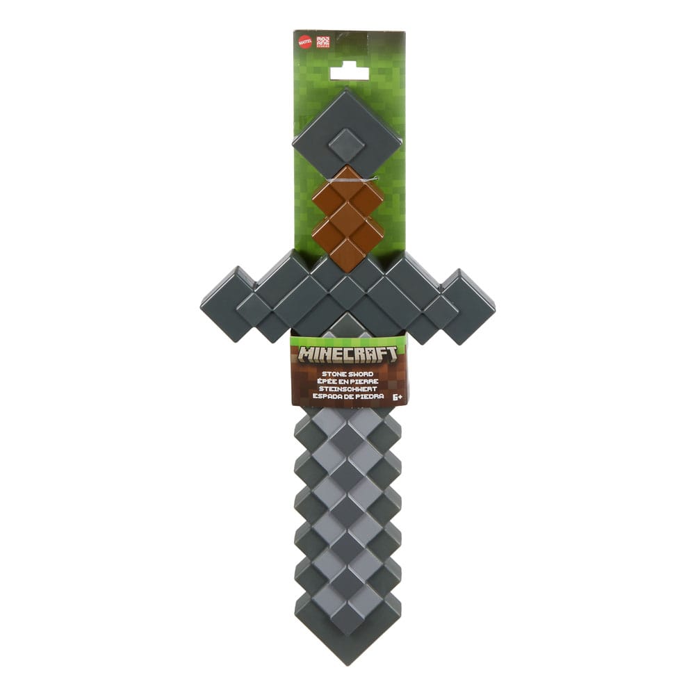Replica della spada di pietra Minecraft Roleplay da 43 cm