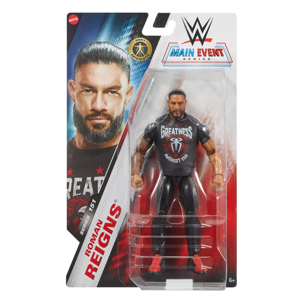 WWE Main Event Series Action Figure Roman Reigns 15 cm
