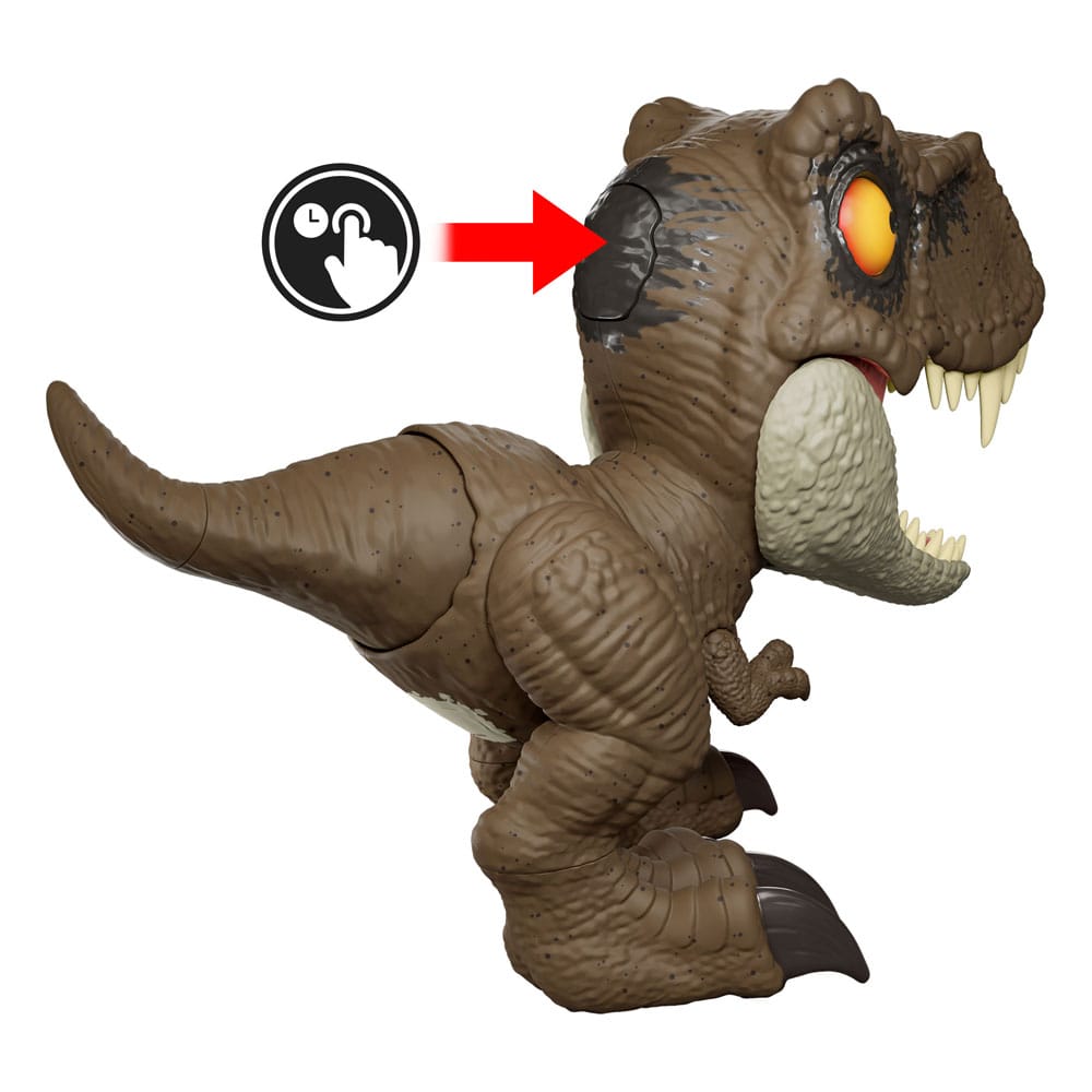 Jurassic World Action Figure with Sound Roar Command Tyrannosaurus Rex 16 cm