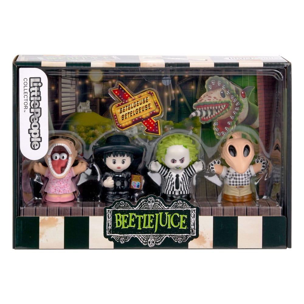 Beetlejuice Fisher-Price Little People Collector Mini Figures 4-Pack 7 cm