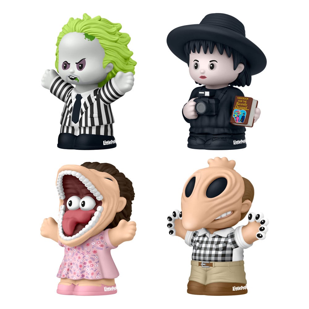 Beetlejuice Fisher-Price Little People Collector Mini Figures 4-Pack 7 cm