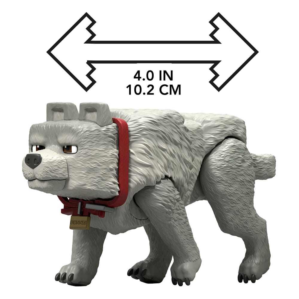 A Minecraft Movie Action Figure Dennis the Wolf 10 cm