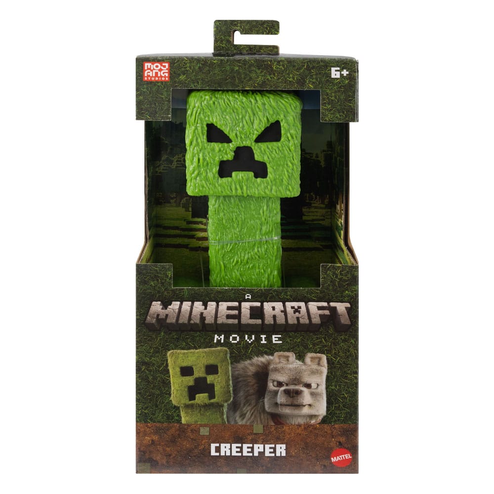 Un'action figure del film Minecraft Creeper da 30 cm