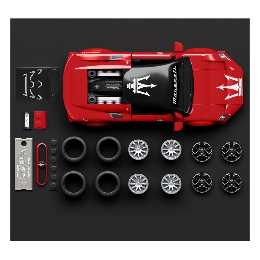 Mattel Brick Shop Hot Wheels Speed Series Building Set 1/32 Maserati MC20