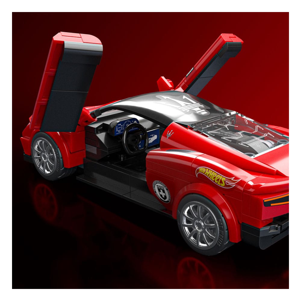 Mattel Brick Shop Hot Wheels Speed Series Building Set 1/32 Maserati MC20