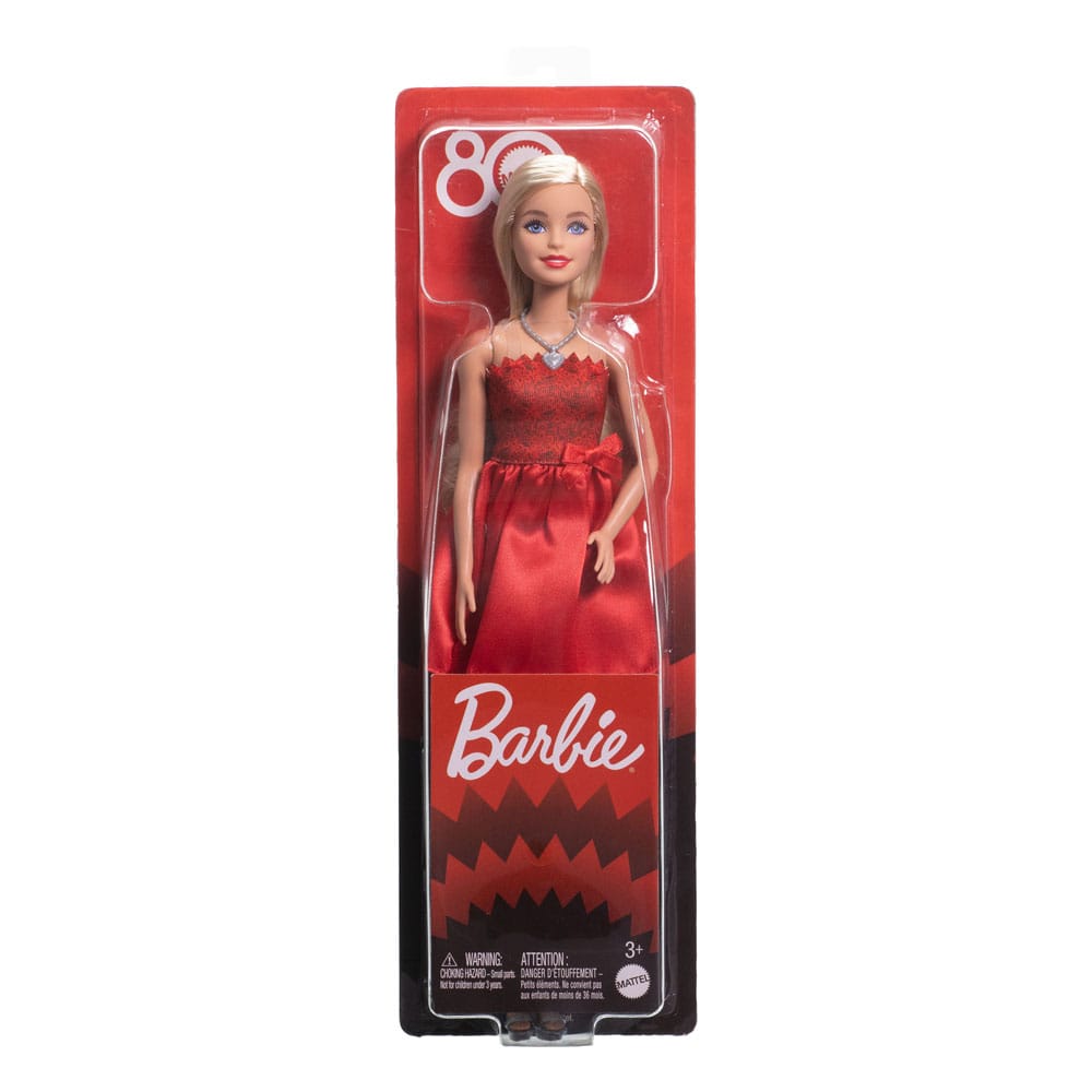 Barbie 80th Anniversary Doll Ruby Red